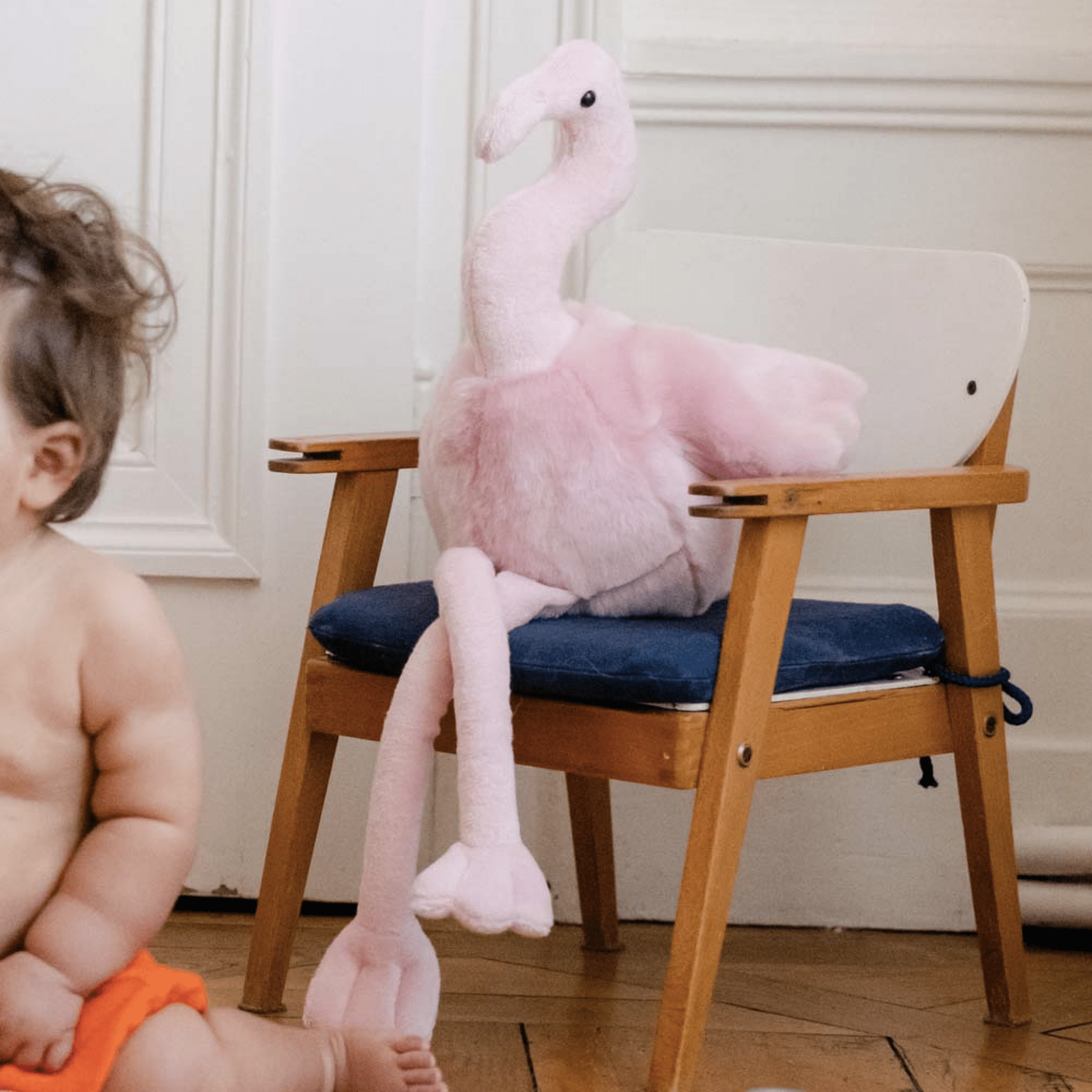Ma peluche Flamant Rose Suzie - La Pelucherie - myplayground