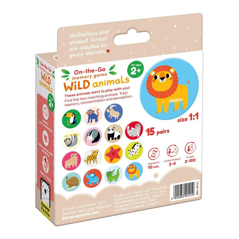 Jeu de Mémoire de Voyage - Animaux Sauvages - Banana Panda by Banana Panda