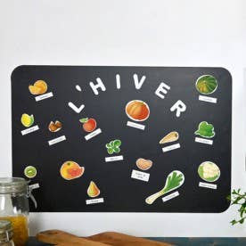 Jeu magnétique - fruits et légumes - myplayground