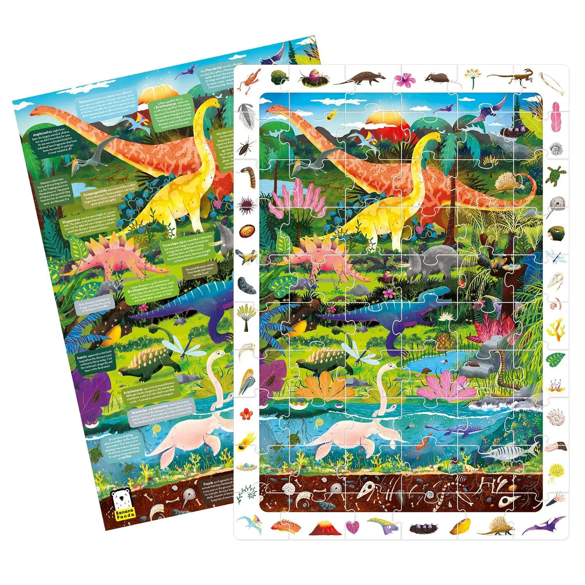 Puzzle d'Observation - Dinosaures - Banana Panda by Banana Panda