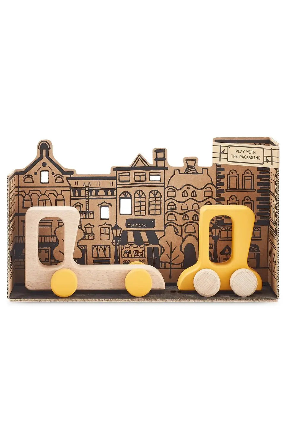 Me&Mine | Voiture + Camion - Jouet pour enfants. Dès 18 mois. by Me&Mine