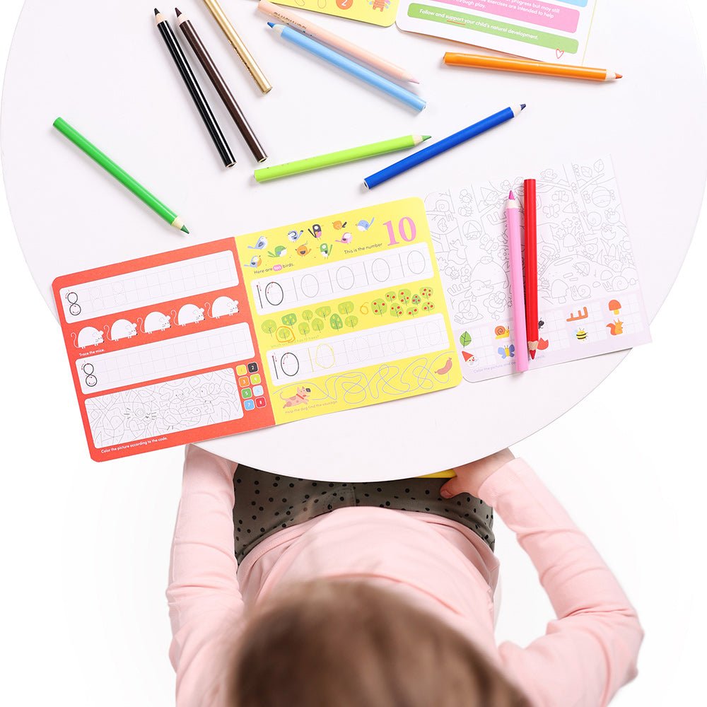 Livres de Coloriage Looong Prêts à Écrire - Nombres - Banana Panda - myplayground