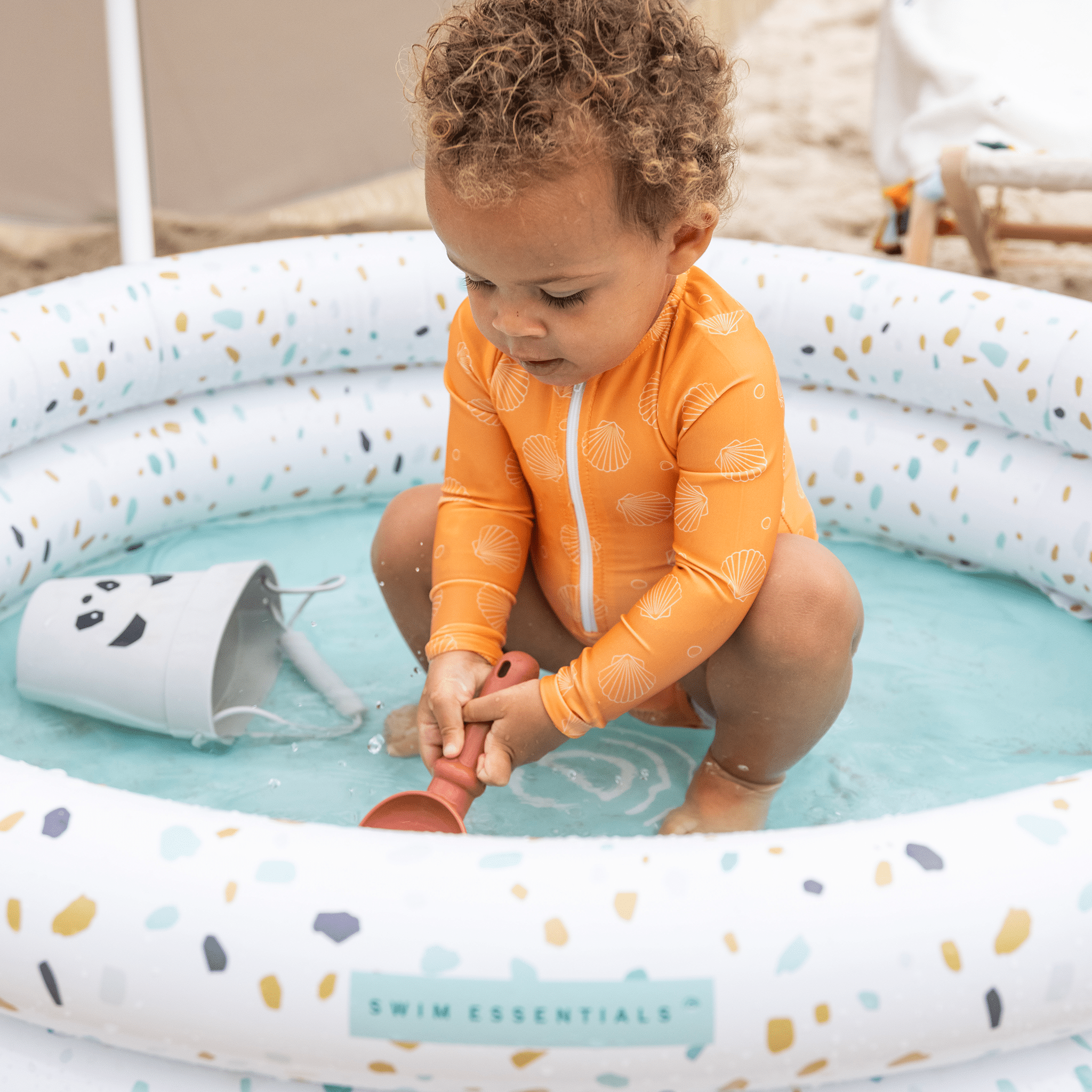 Piscine bébé - blanche, 100 cm, enfant - Swim Essentials - myplayground
