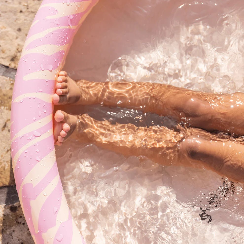 Piscine à imprimé Zèbre - rose, 100 cm - Swim Essentials by Swim Essentials