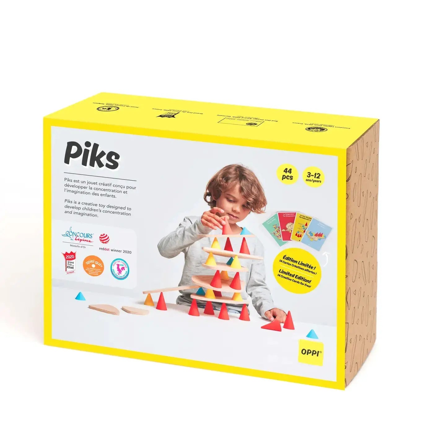 Piks Pack limité - Construction, jouet éducatif en bois - Oppi by OPPI