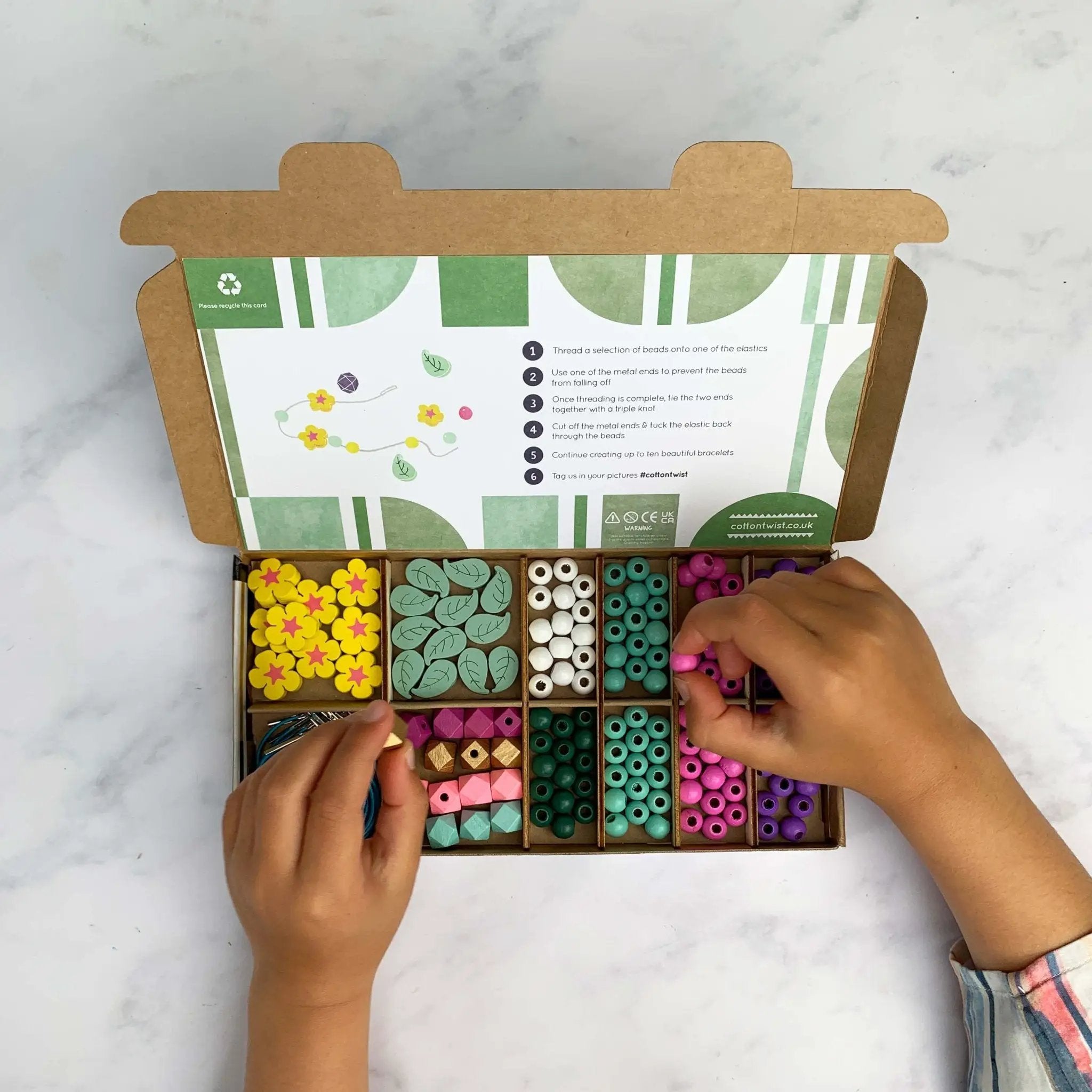 Kit de fabrication de bracelets Woodland by Cotton Twist