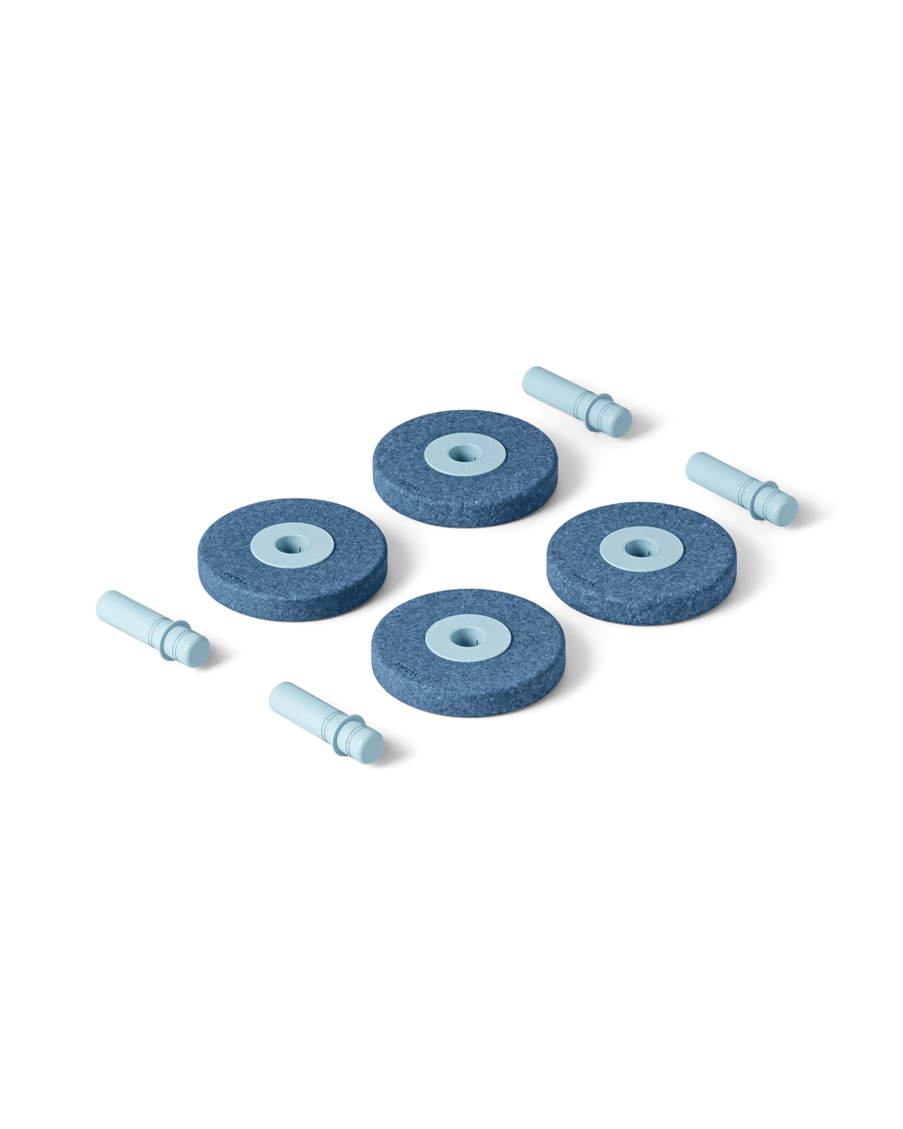 4x roues en mousse - Sky Blue - Modu by Modu