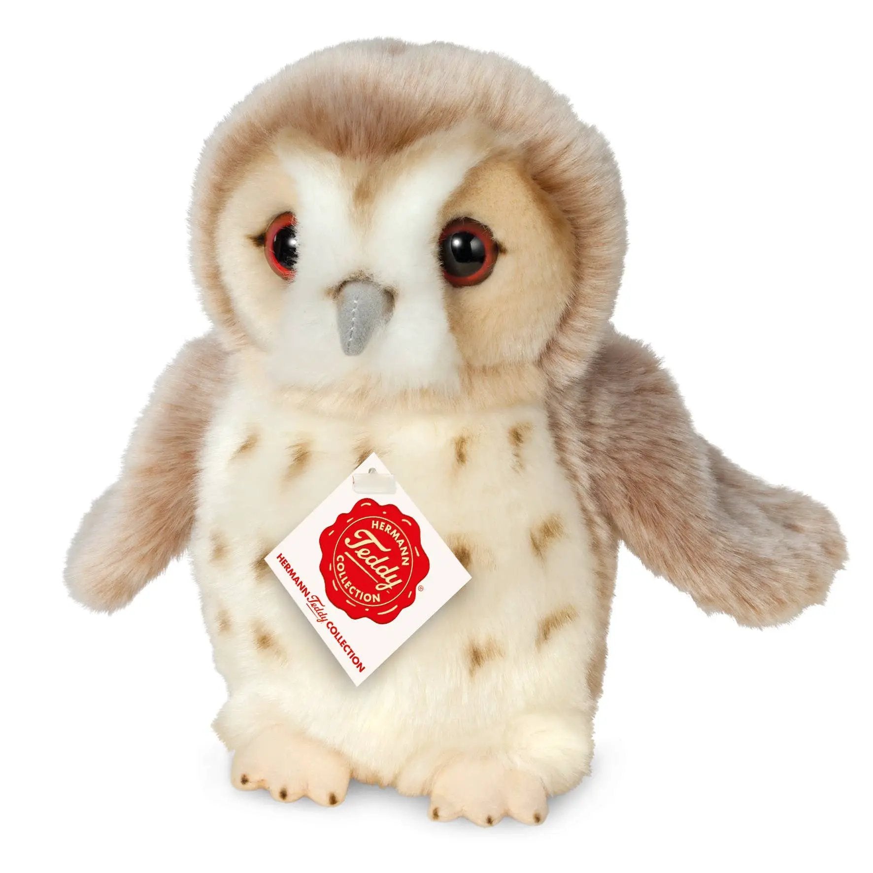 Hibou beige 20 cm - peluche - peluche by Teddy Hermann