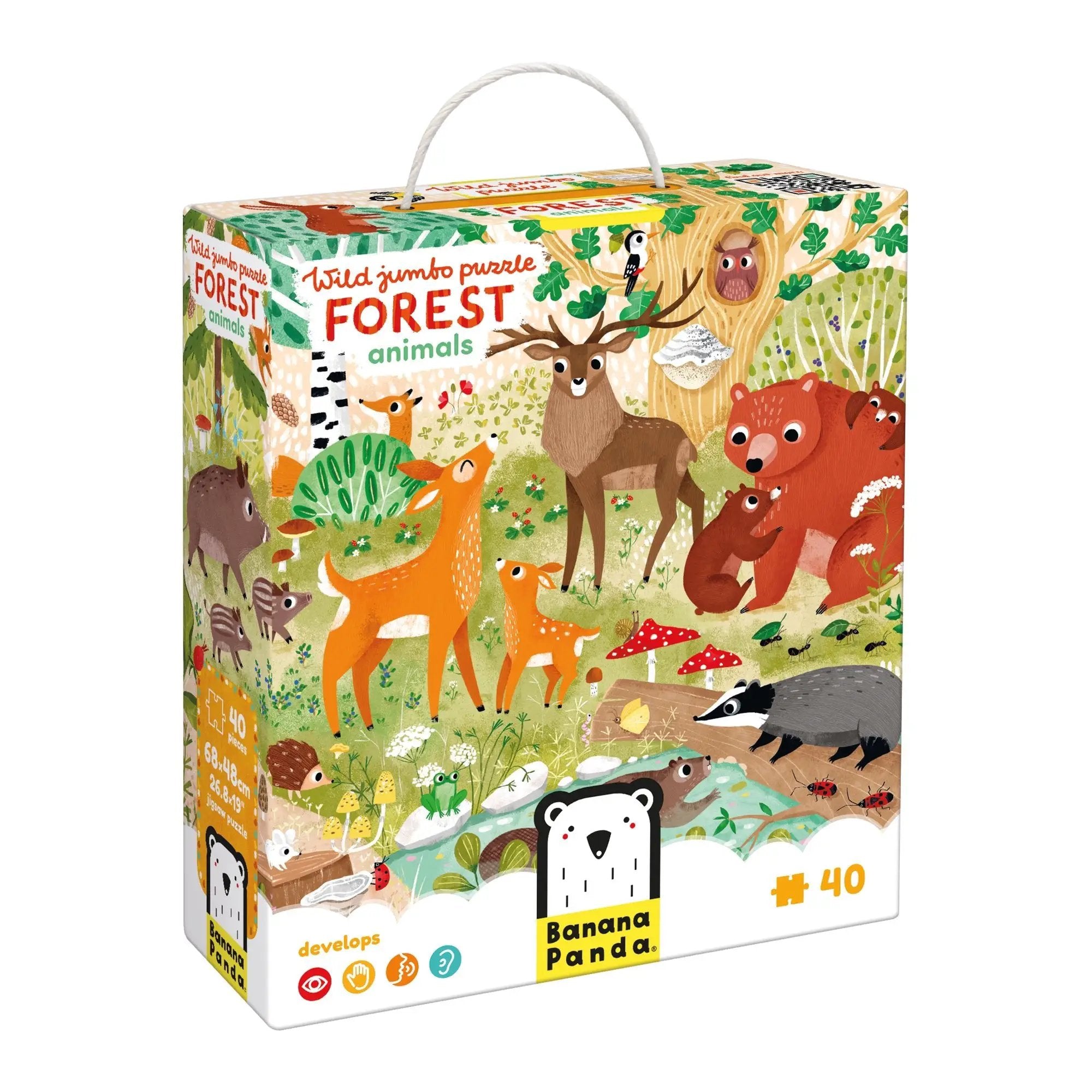 Puzzle Géant Animaux de la Forêt Sauvage - Banana Panda by Banana Panda