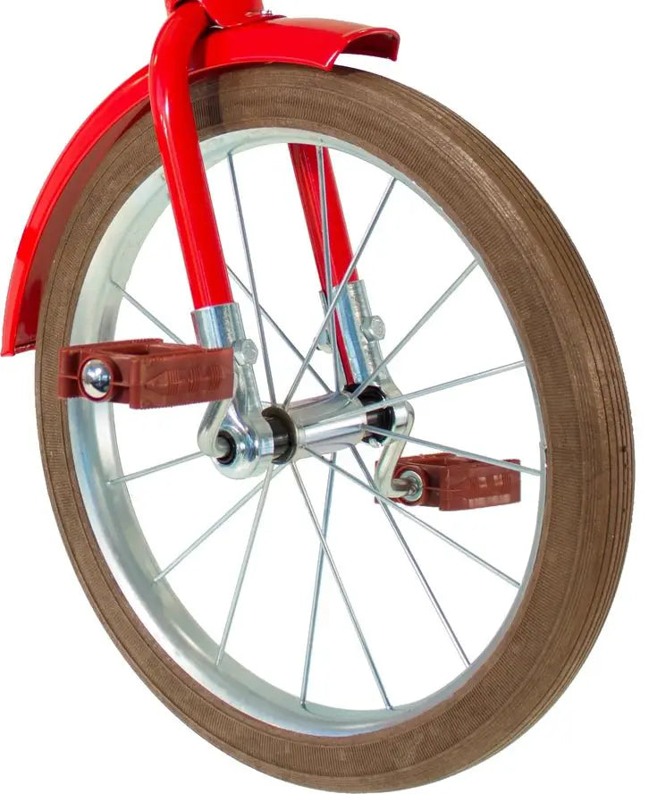 Spokes Tricycle Champion Rouge Pour Enfants 3 À 5 Ans Italtrike Robuste Et Évolutif Look Rétro Chic by Italtrike