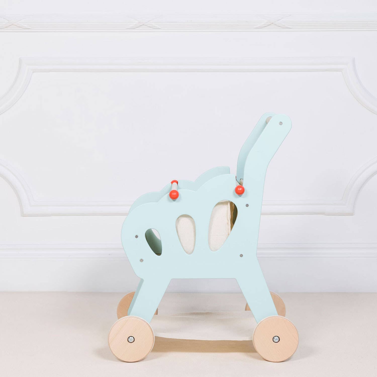 Chariot de courses (avec sac en tissu amovible) - Jeu Montessori enfant - myplayground