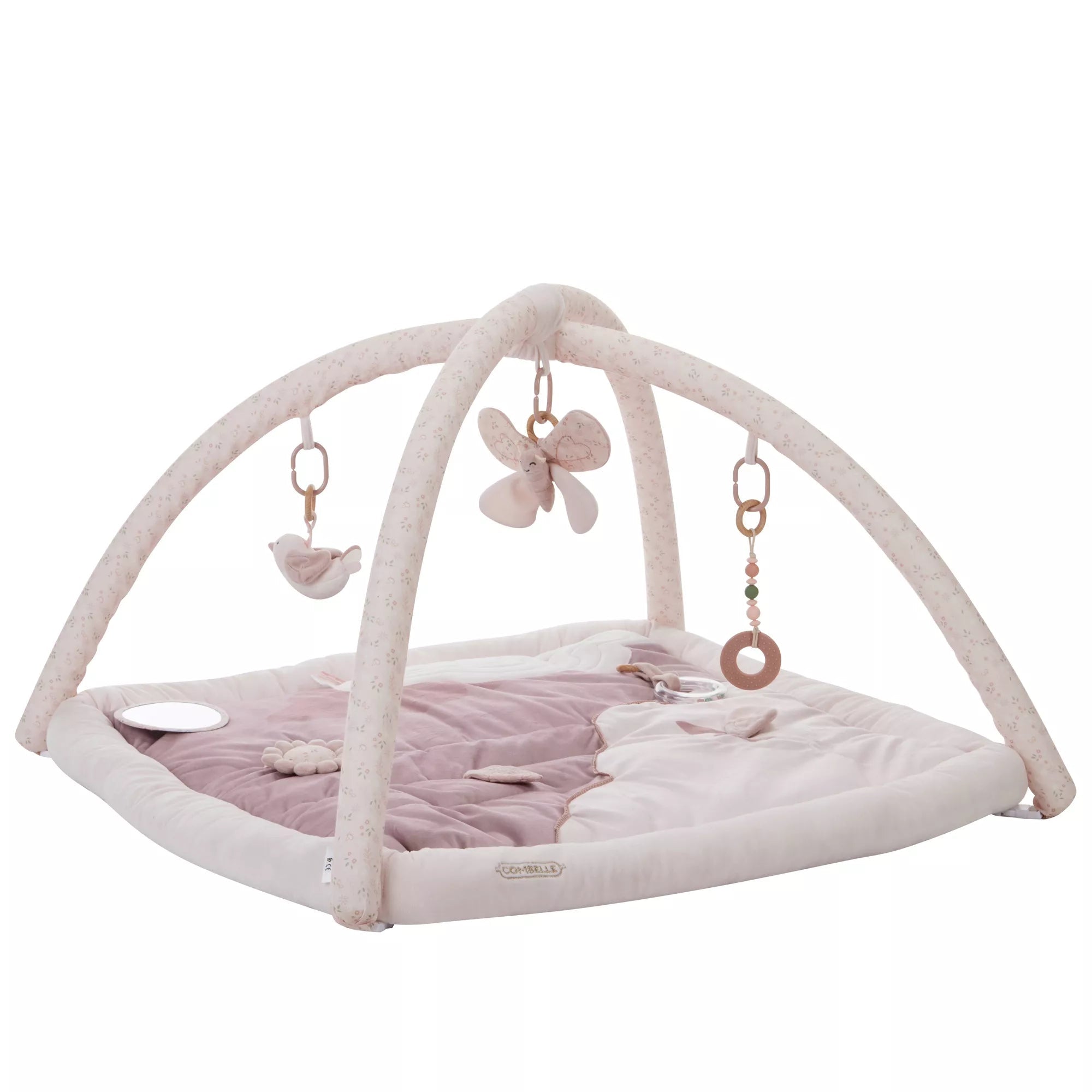 Tapis d'Ăveil Arche Promenade - Rose - Combelle - myplayground