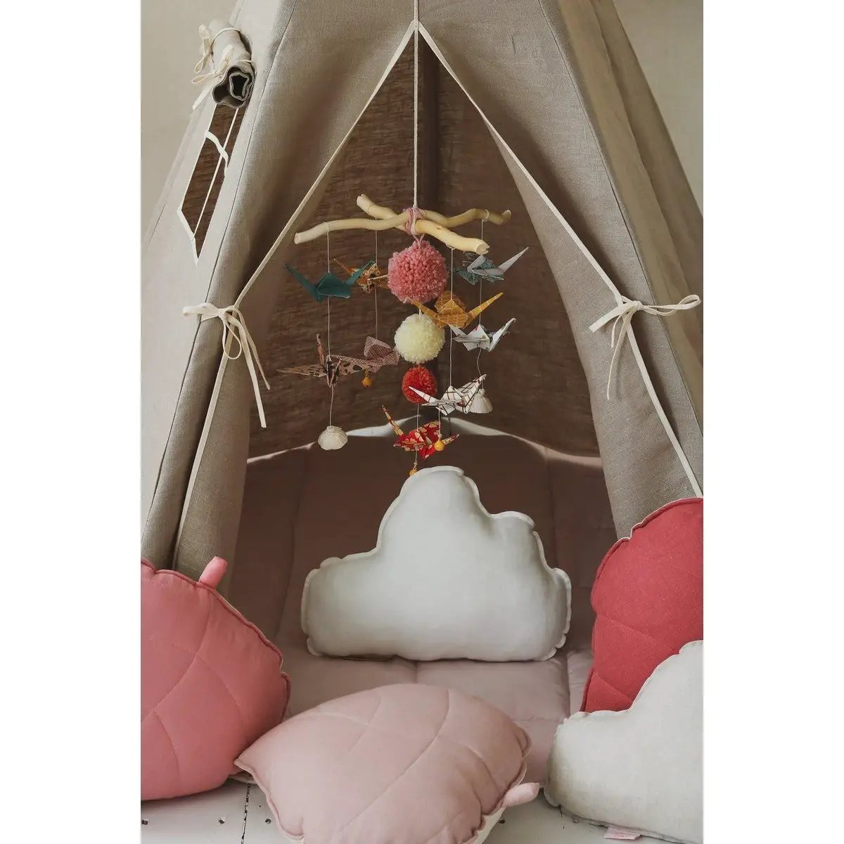 Tente Tipi « Lin Naturel » by Moi Mili