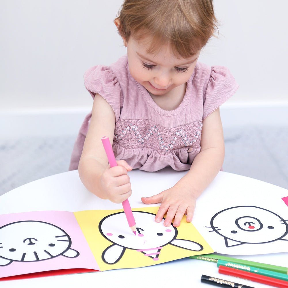 Livres de coloriage Looong The Write Grip - Animaux - Banana Panda - myplayground