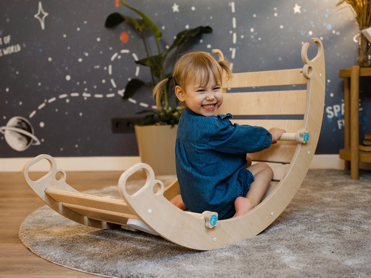 Arche d'Escalade + Rampe pour Alpiniste - Jeu de Motricité Enfant - Happymoon - myplayground