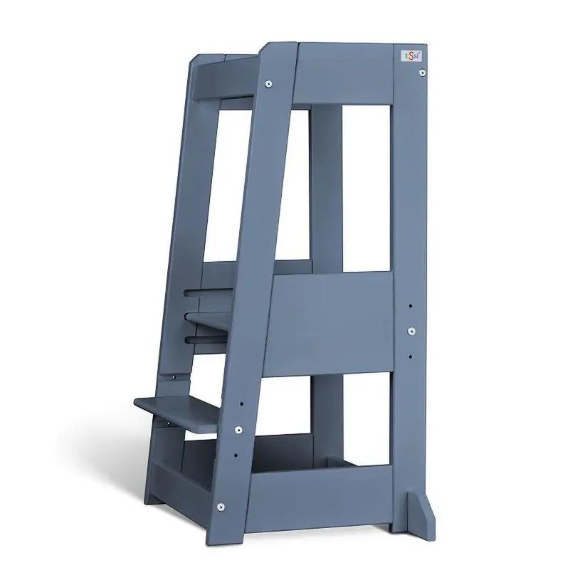 tiSsi® learning tower FELIX beech PIGEON BLUE by tiSsi ® Familie beginnt mit uns™