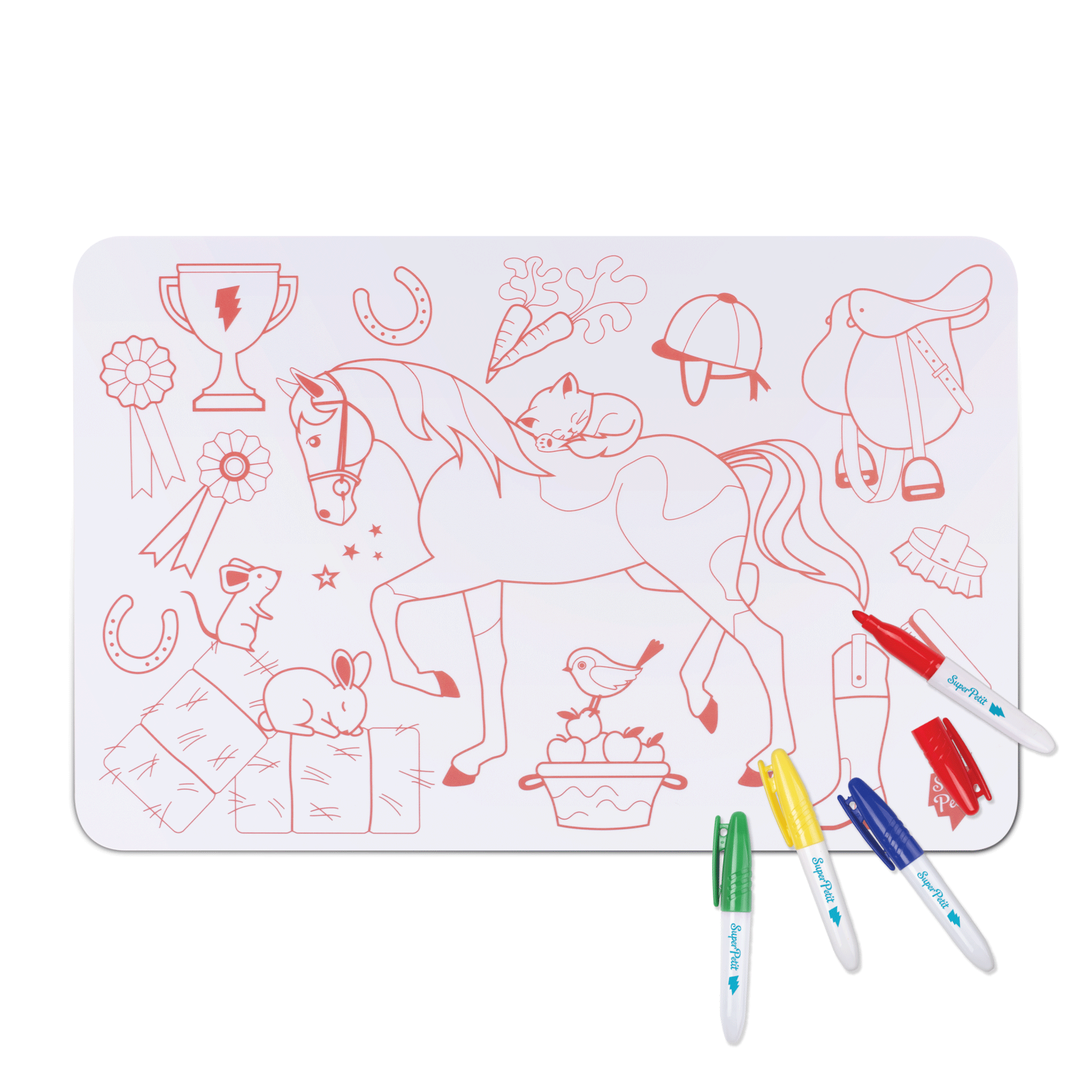 PONEY CLUB-MiniPlaymat 2en1 by SuperPetit