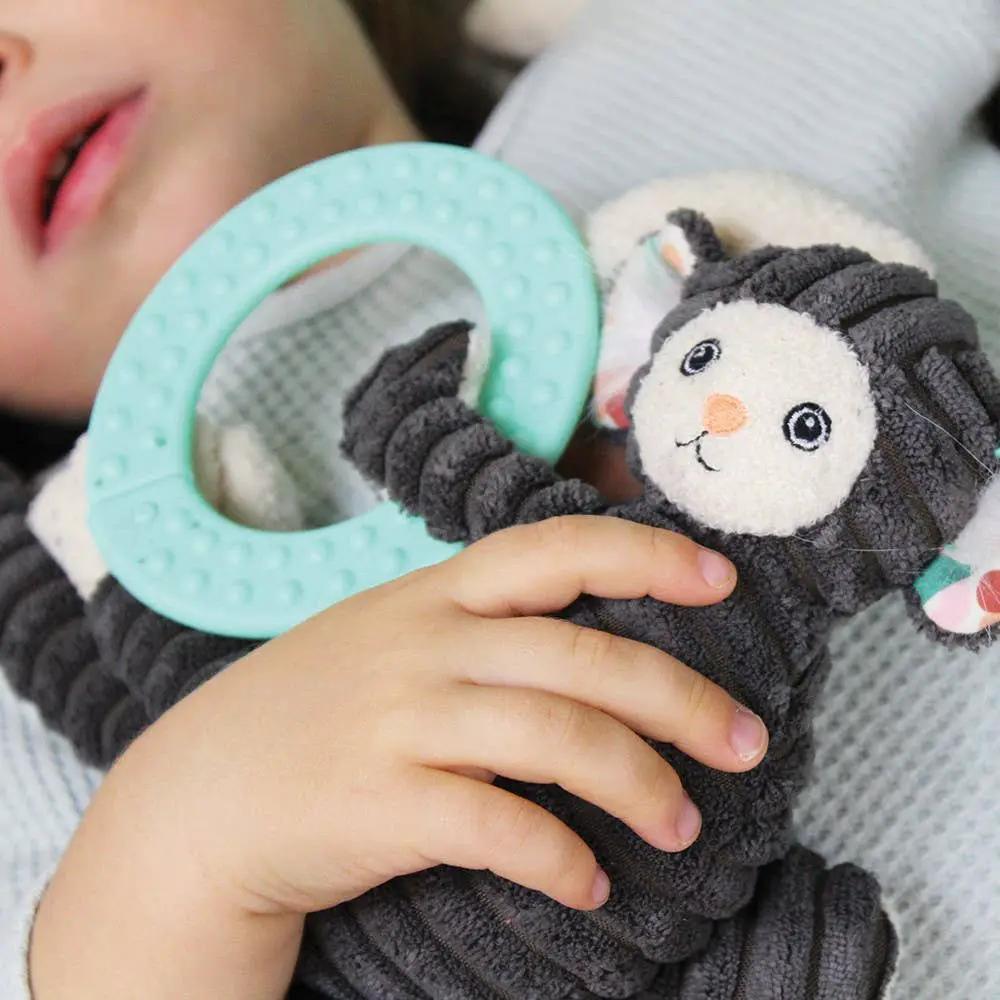 Peluche Kezakos le Marmoset avec Anneau à Mâcher - Les Déglingos, France by Les Déglingos, France