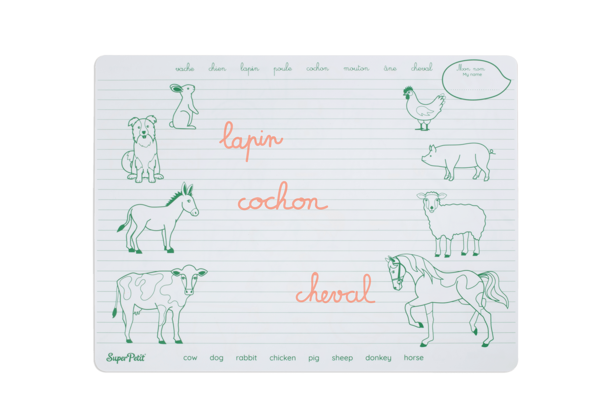 LES ANIMAUX DE LA FERME by SuperPetit