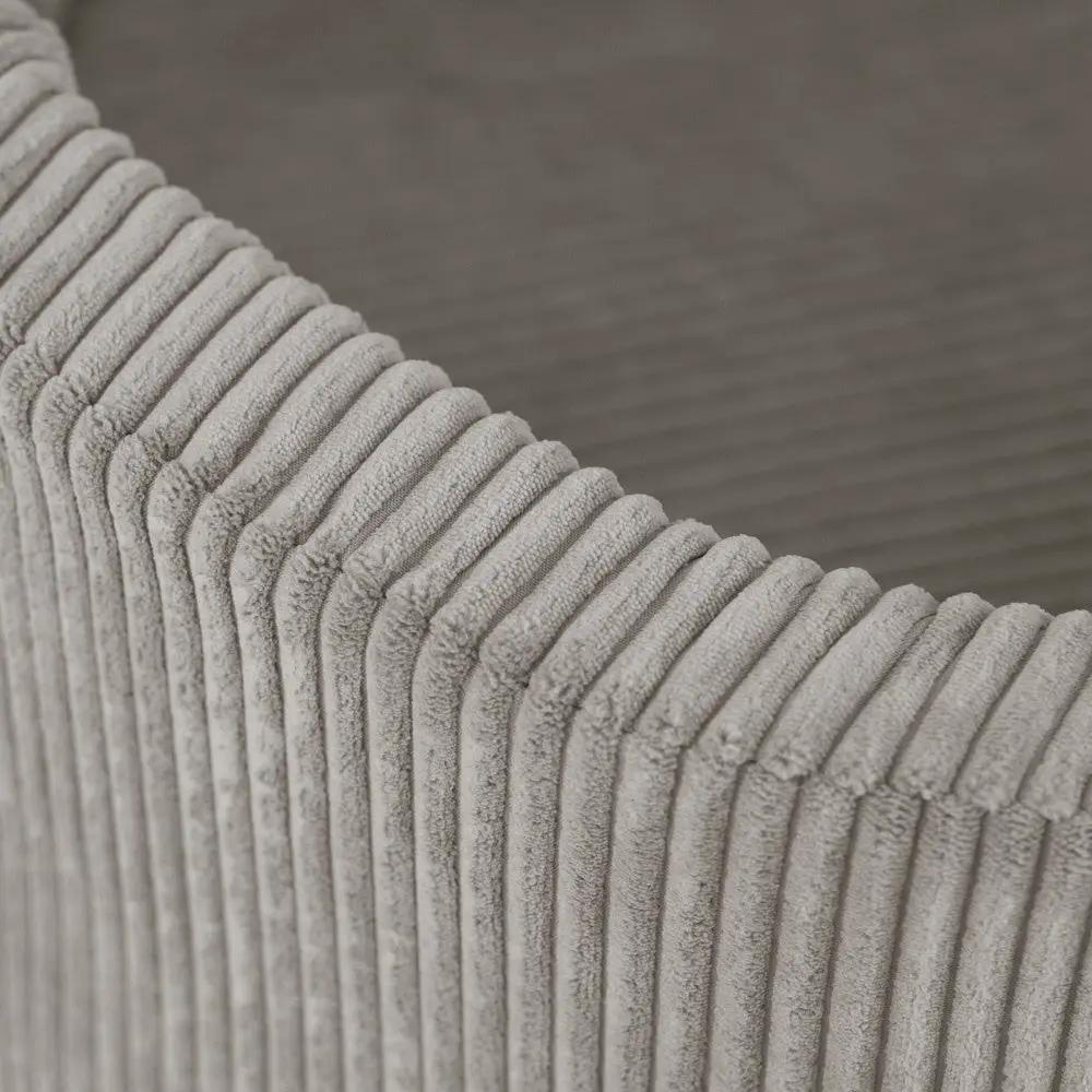 Piscine à balles - ronde 90x30 cm, beige velours côtelé (+ 200 boules perles, dorées, bleues ) – Plush Nest by Misioo