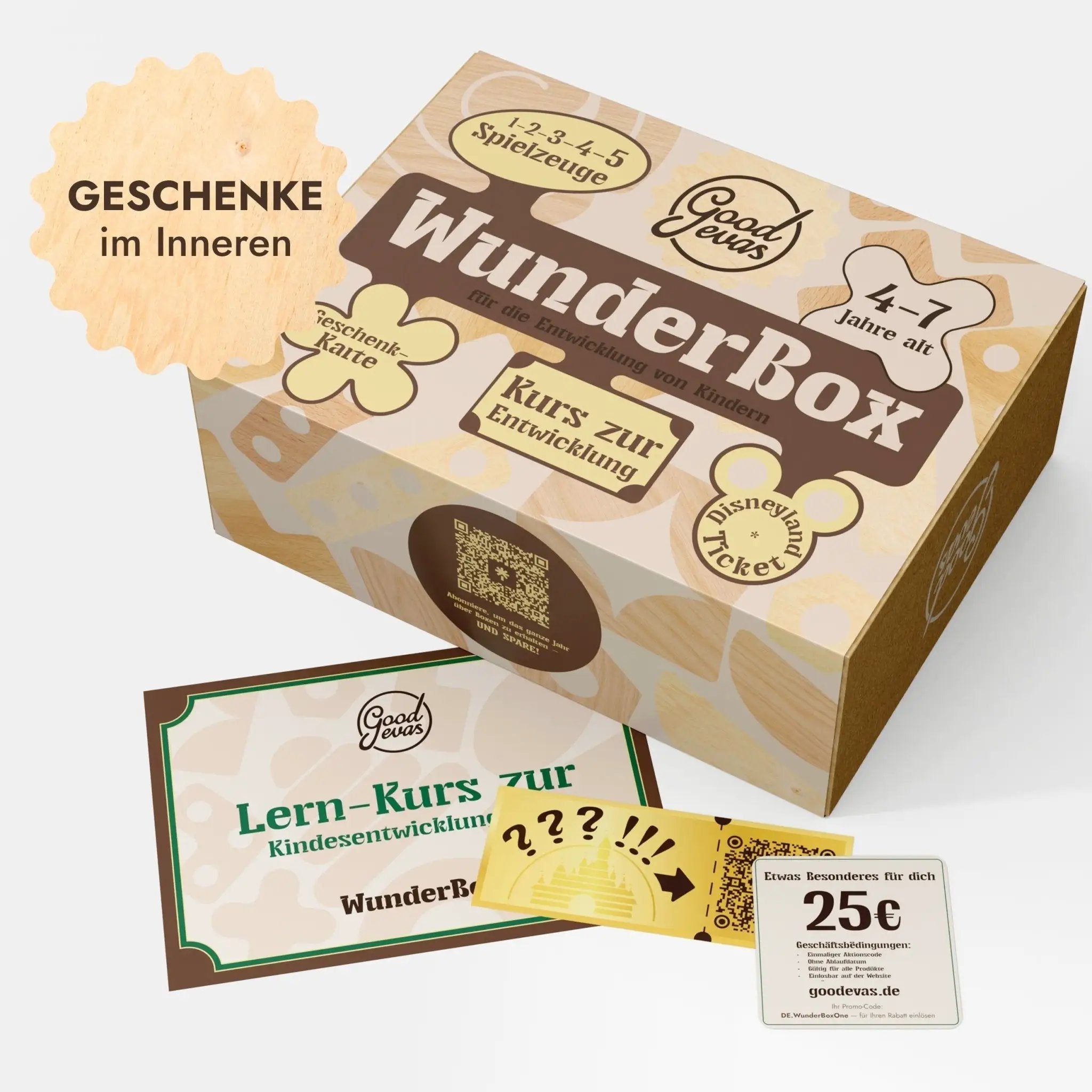 WunderBox 4-7 Years Screen Free Learning With 5 Educational Toys Parent Course And Creative Activities by Goodevas