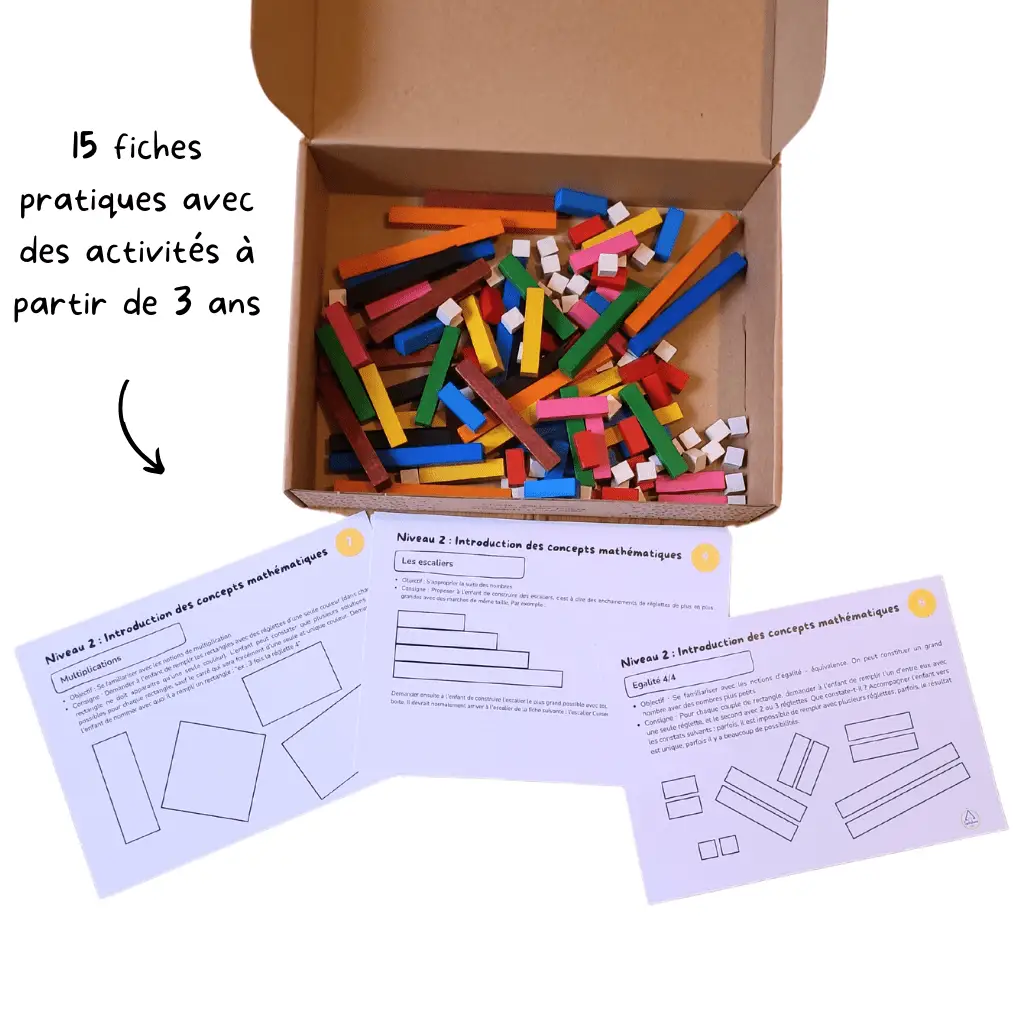 125 Réglettes Cuisenaire – Les nombres en couleur by SARBAKANE