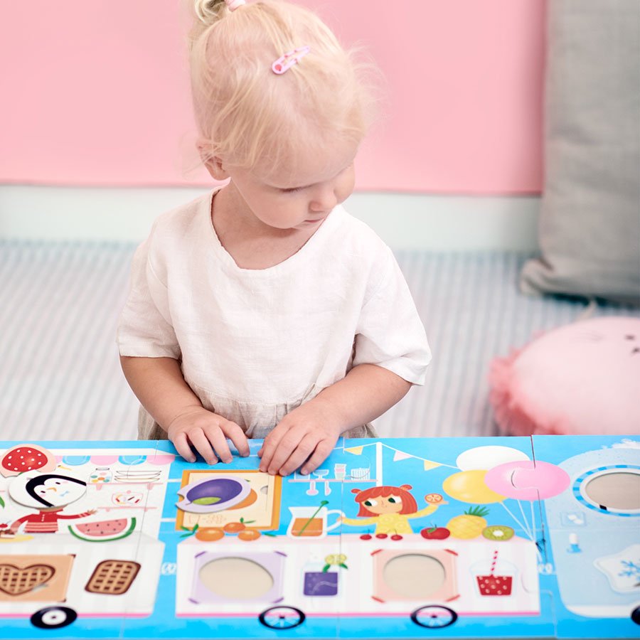 Puzzle Crée une Paire - Food Truck - Banana Panda - myplayground