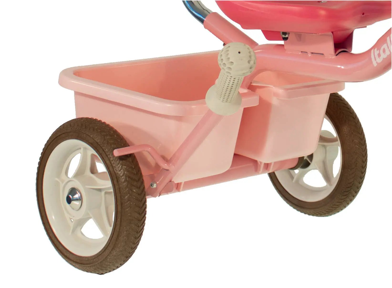 Tricycle Enfant Rose Garden Italtrike Pour Enfants De 2 À 5 Ans Châssis Métal Robuste Guidon Chromé by Italtrike