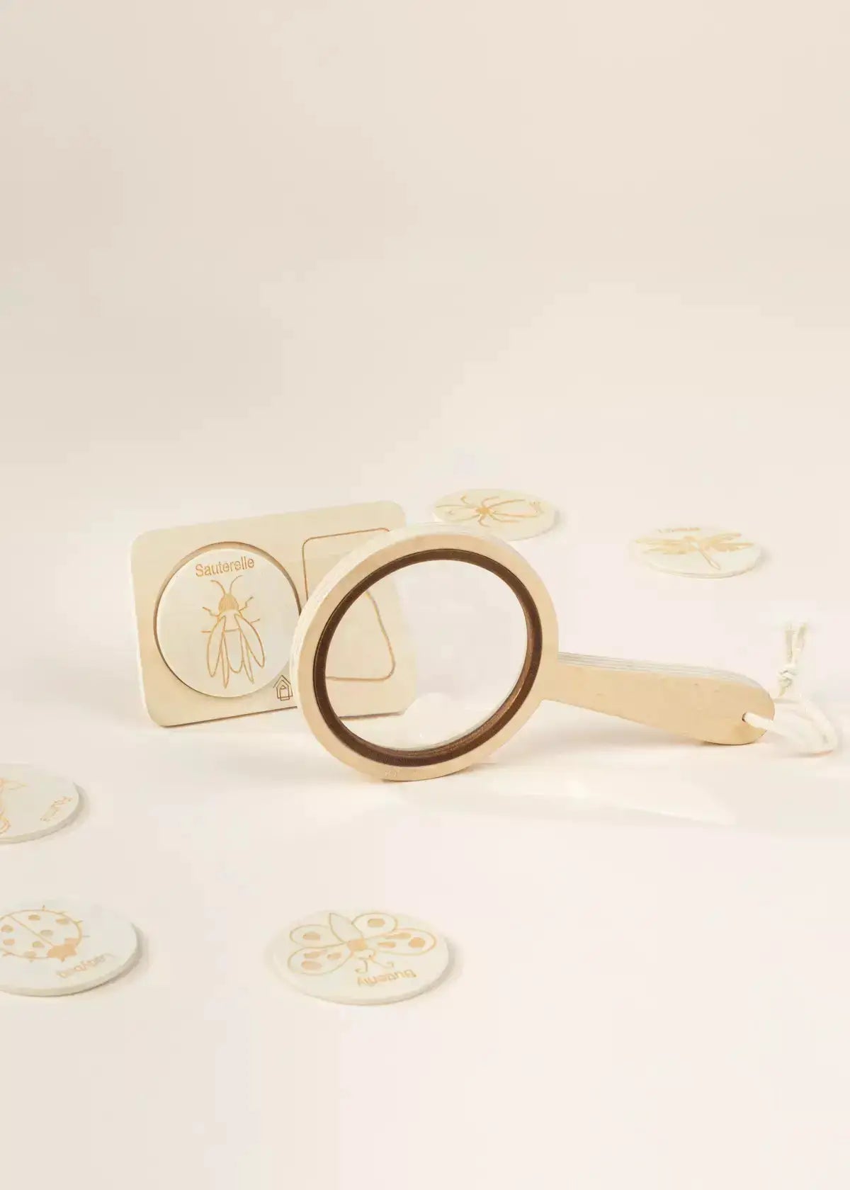 Ensemble attrape-insectes et d'exploration en bois (10 pièces) - Coco Village by Coco Village