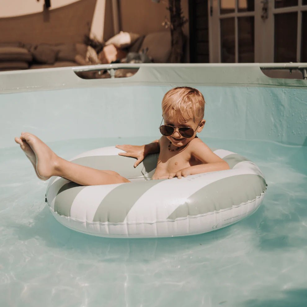 Bouée de Piscine - vert et blanche, 90 cm - Swim Essentials - myplayground