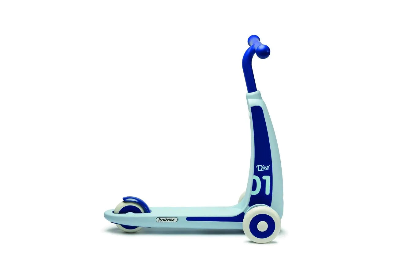 Trottinette Dino Bleu Italtrike Pour Enfants 2 À 6 Ans Conduite Sûre Et Amusante by Italtrike