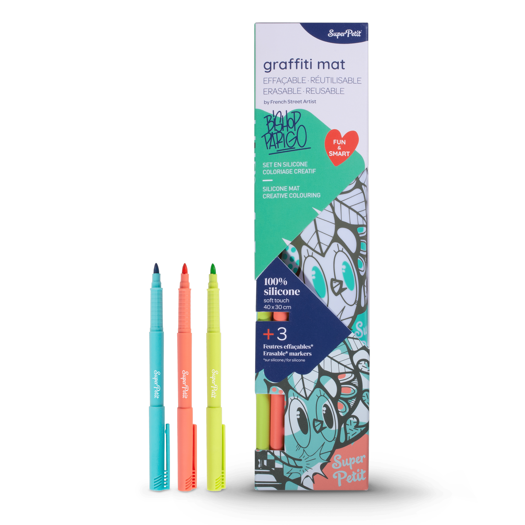 Set de Coloriage SuperPetit x BISHOPPARIGO 🌍 - Kit Créatif by SuperPetit