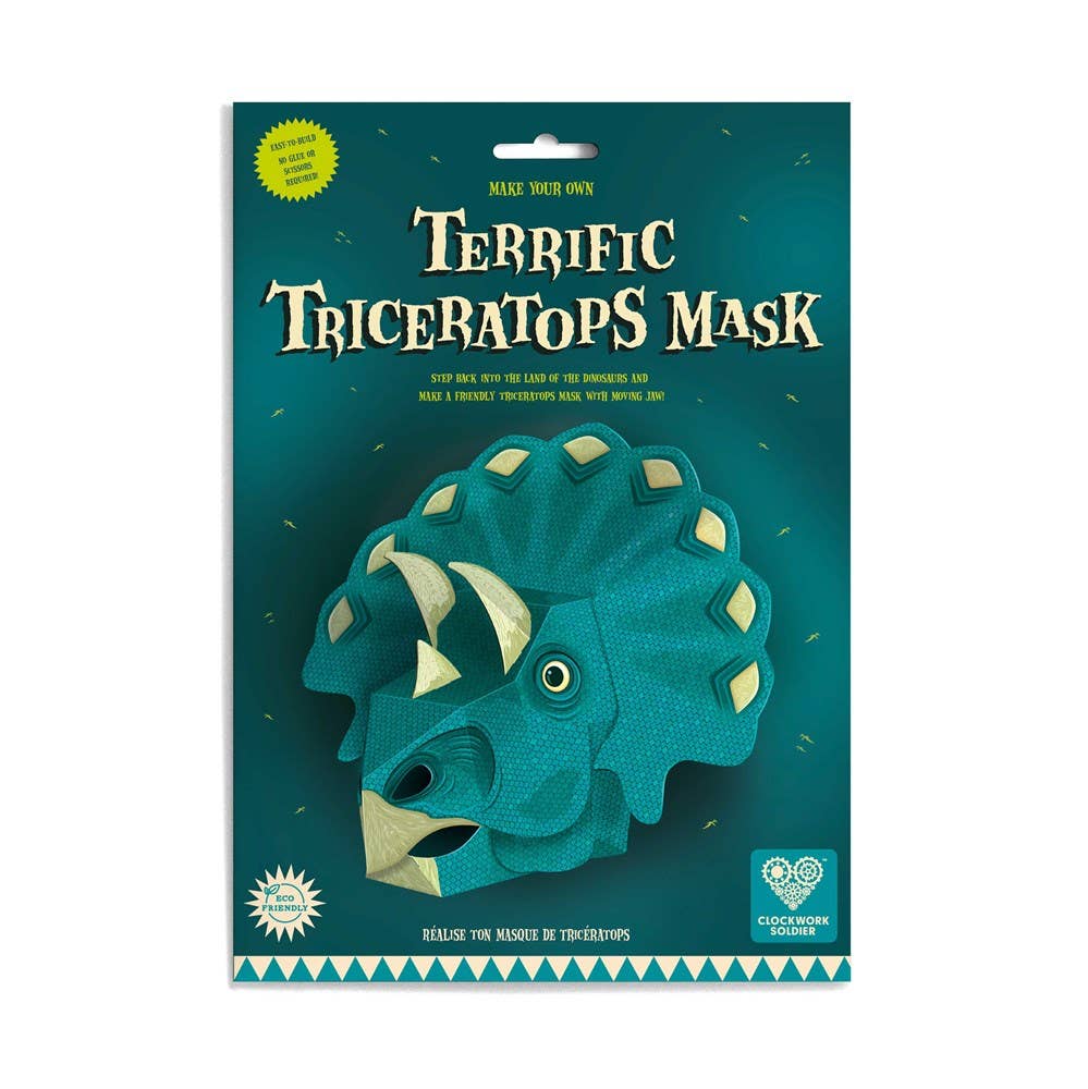 Fabriquez votre propre masque de tricératops - myplayground