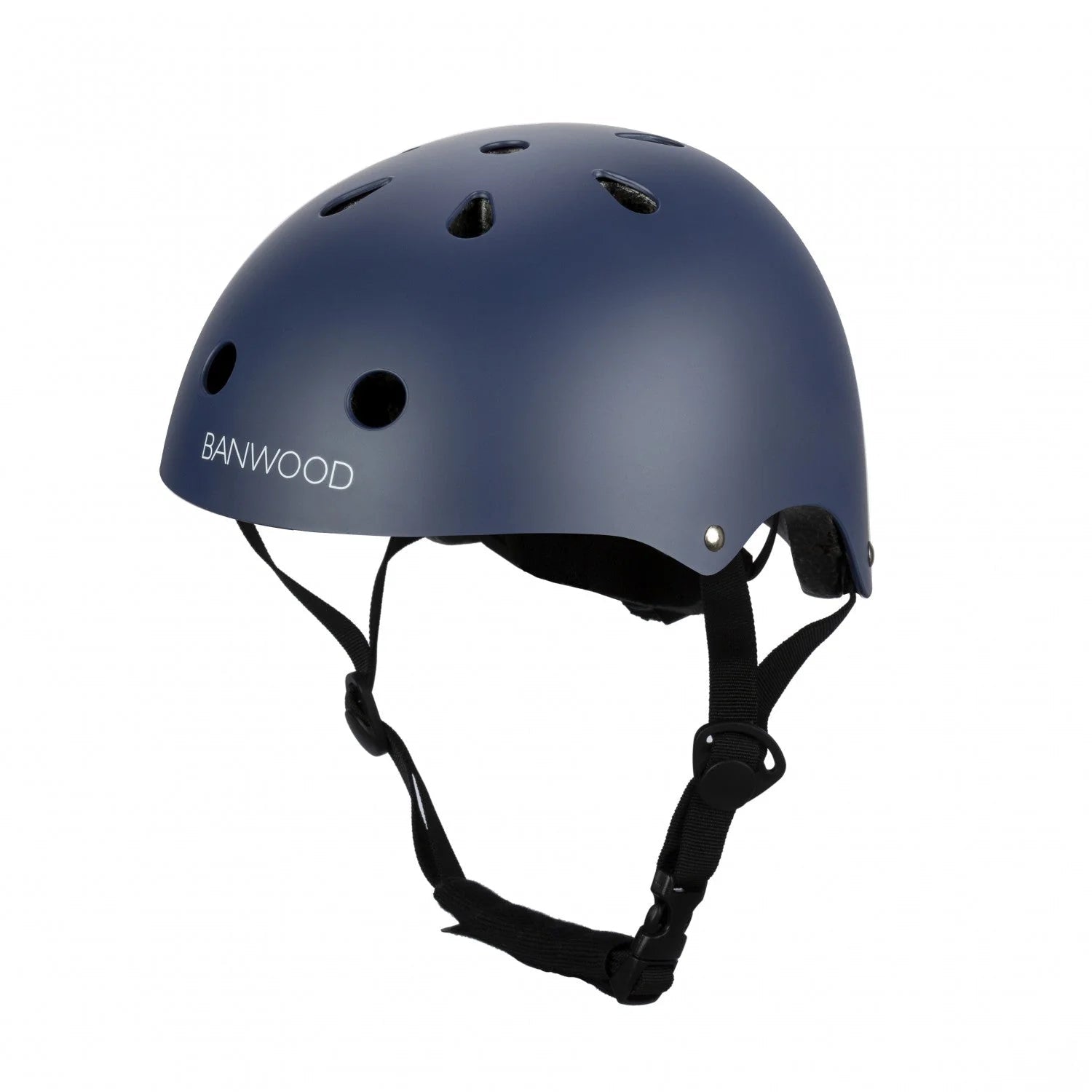 Casque vélo enfant classique bleu mat – sécurité et confort, ajustable 3 à 6 ans – Banwood by Banwood
