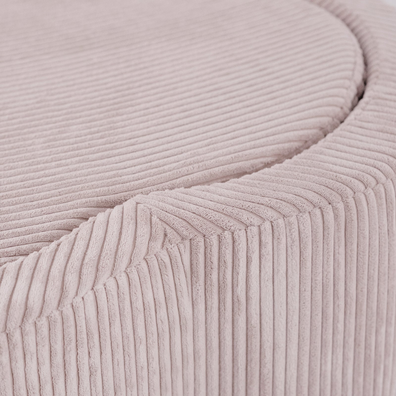 Piscine à balles avec tapis, 95x30, rose clair, velours côtelé premium, Floral Fun Zone (+ 200 boules perle, perle rose clair, or) - Plush nest - Misioo - myplayground