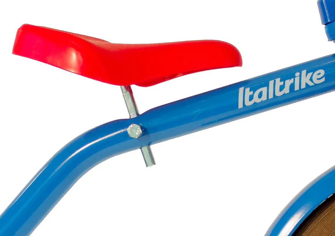 Tricycle Colorama Bleu Italtrike Pour Enfants 3 À 5 Ans Châssis Solide Et Selle Réglable Pour Conduite Sécurisée by Italtrike