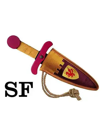 Poignard Softik + Pochettes 5 Couleurs - Jeu de Rôle pour Enfants by KALID MEDIEVAL