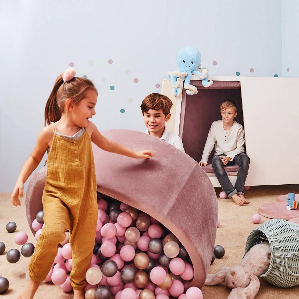 Misioo Ball Pit « Velvet » 90x30cm - myplayground