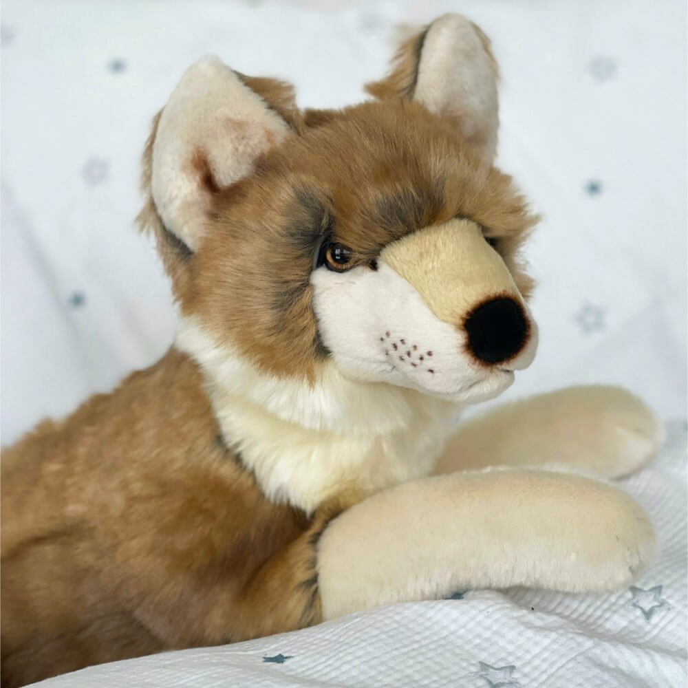 Ma peluche Loup Gaspard - La Pelucherie - myplayground