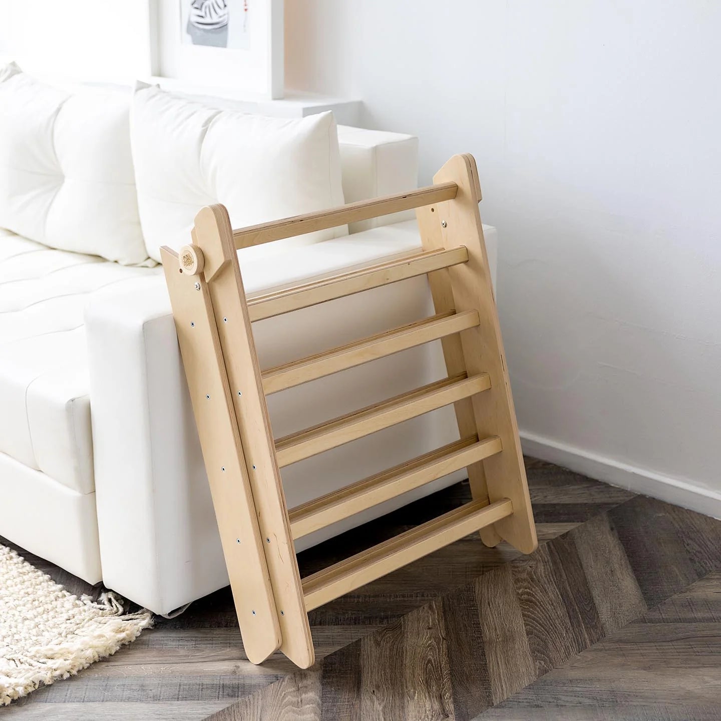 Ensemble Triangle Pikler et Planche à Double Face - Couleur Nature, Bois Natura, 12 à 18 mois - BusyKids - myplayground