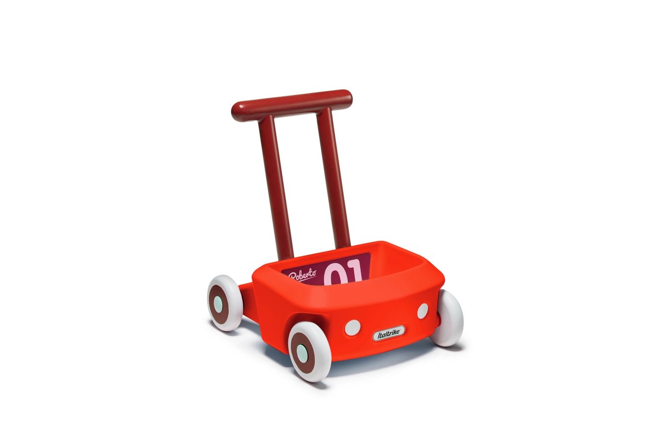 Roberto - Chariot de Marche Rouge - Italtrike - myplayground