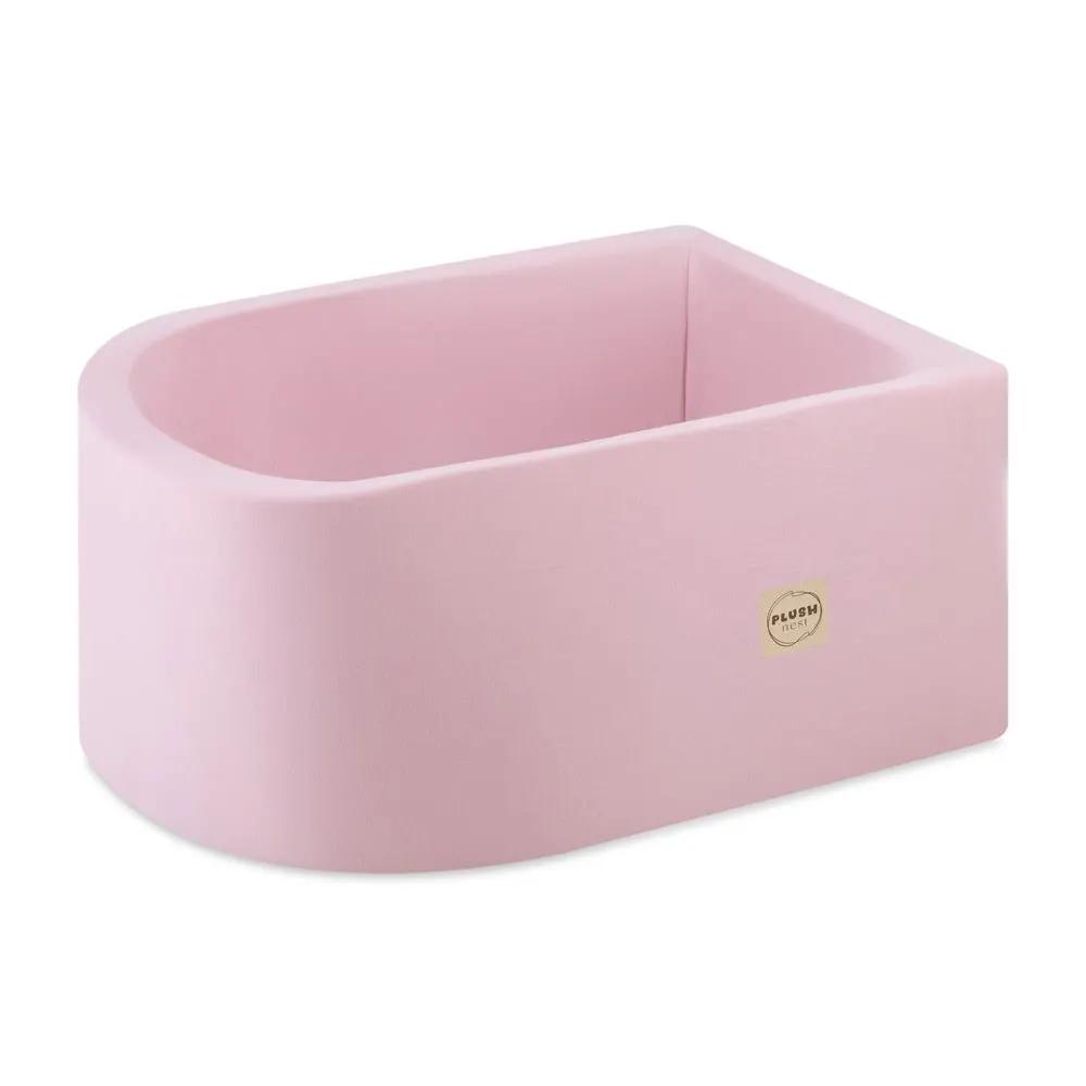Mini terrain de jeu – Rose smart, bassin et 100 balles (perle, rose, argent) – Plush Nest by Misioo