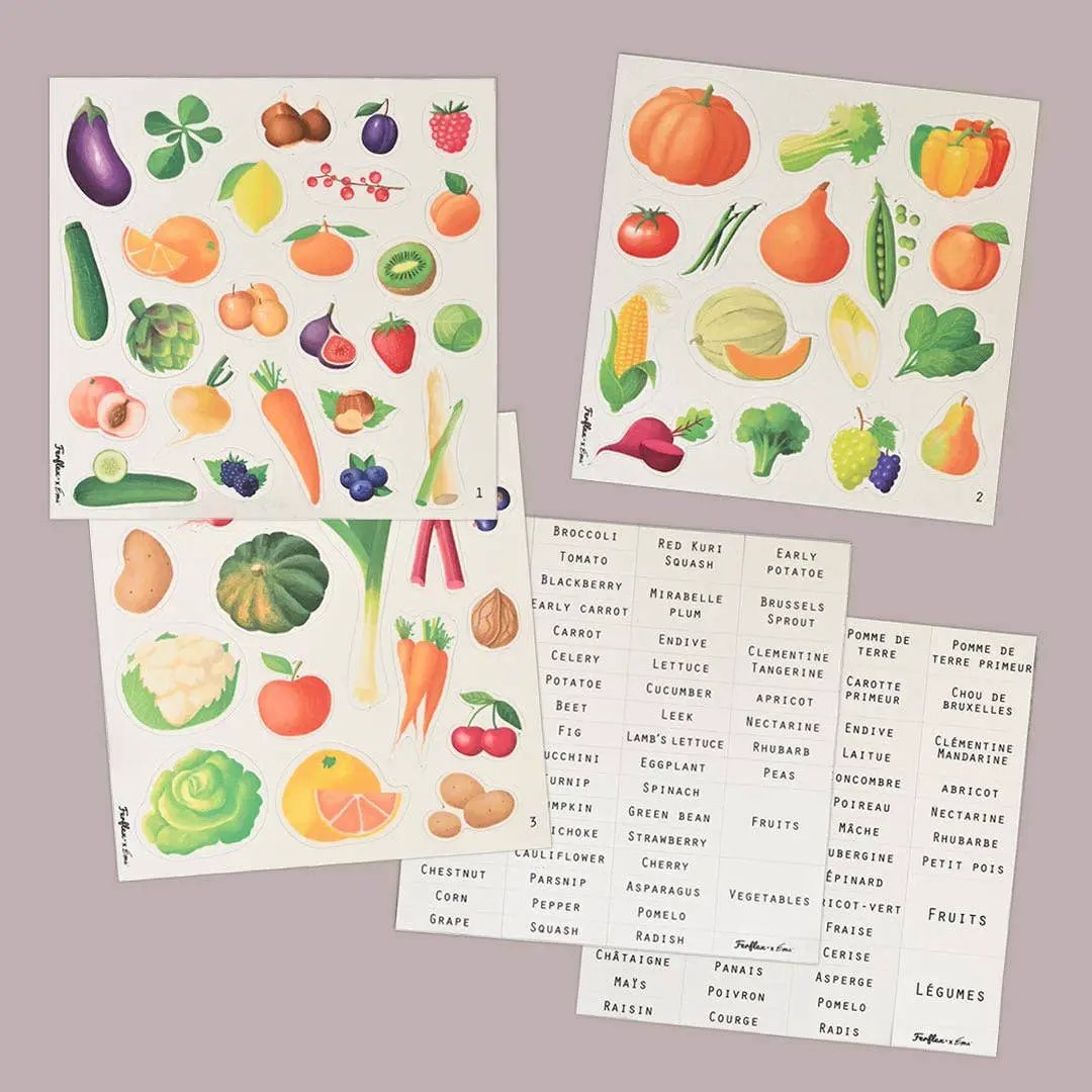 Jeu magnétique - fruits et légumes by Ferflex