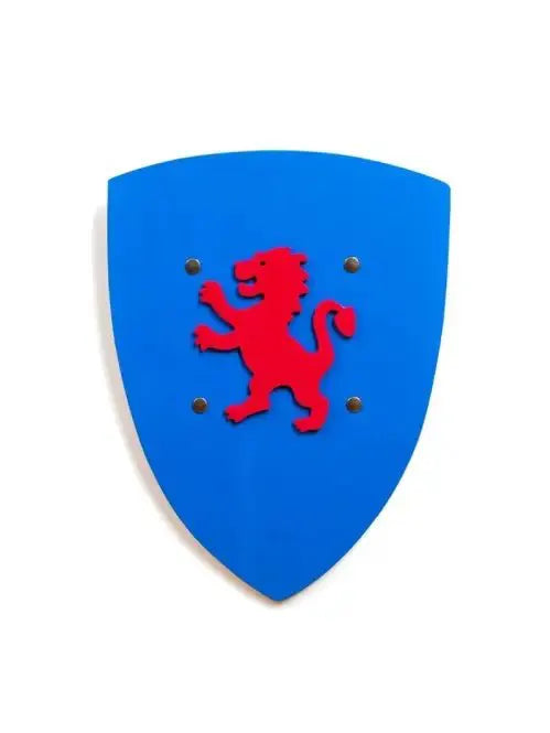 BOUCLIER KAMELOT L BLEU AVEC LION - Jeu de role pour enfants by KALID MEDIEVAL