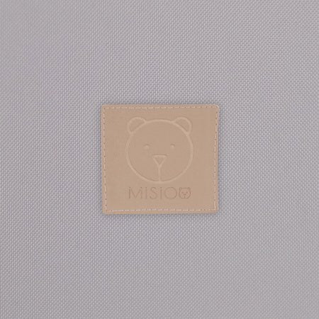 Piscine à balles Carrée - 130x130x50 cm, Gris Clair, Active - Plush Nest - myplayground