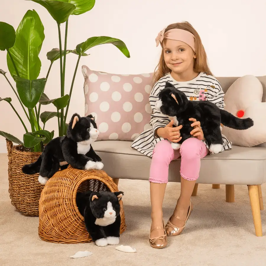 Swing cat noir 30 cm - peluche - peluche - Teddy Hermann by Teddy Hermann