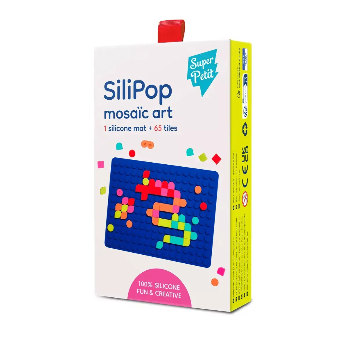Slipop mosaïques à clipser - mosaic art - creations colorees à l'infini bleu - Superpetit by SuperPetit