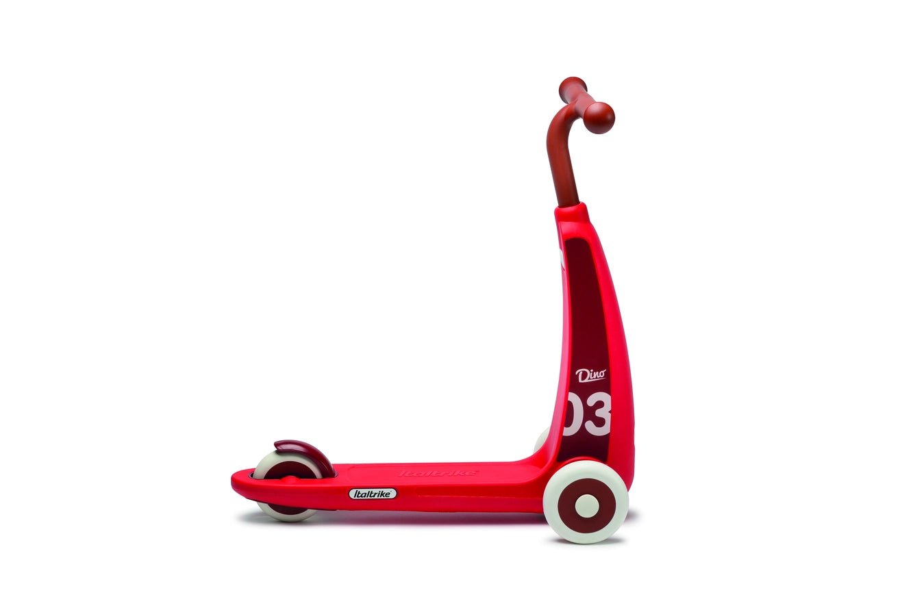 Dino - Trottinette - Rouge - 2/6 ans - Italtrike - myplayground