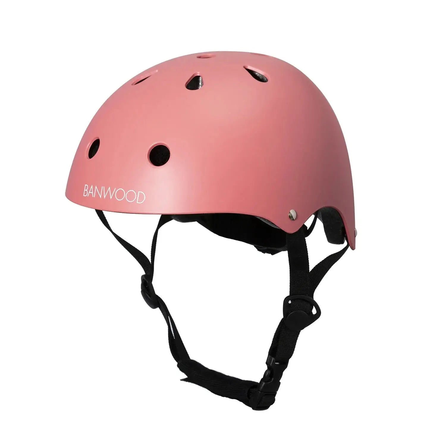 Casque vélo enfant classique corail mat – sécurité et confort, ajustable 3 à 6 ans – Banwood by Banwood