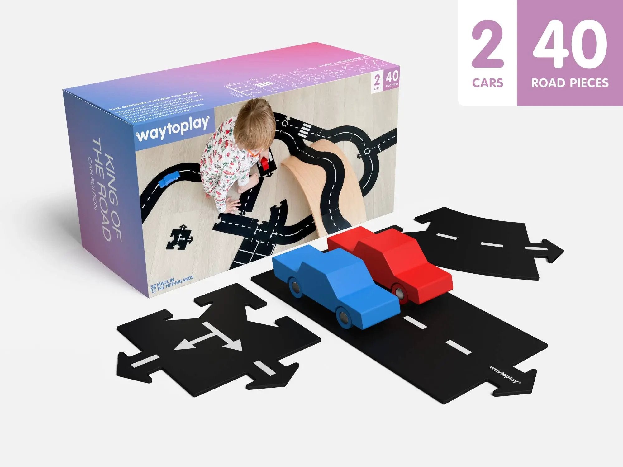 King of the Road - Édition automobile - Coffret cadeau by Waytoplay Toys - The Netherlands